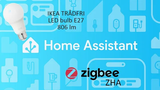 Adding IKEA Tradfri ZigBee light bulb 806 to Home Assistant via ZHA