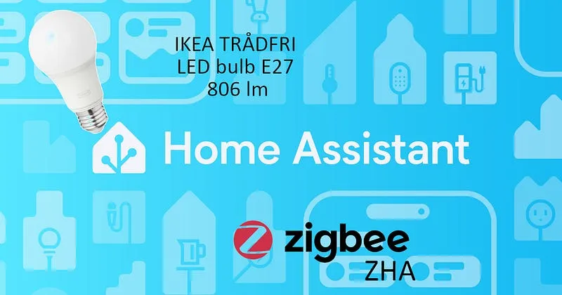 Adding IKEA Tradfri ZigBee light bulb 806 to Home Assistant via ZHA