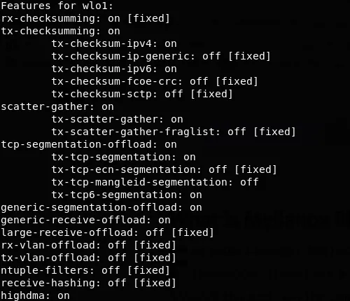 This is a snippet of the offloading features set for my Wi-Fi networking interface