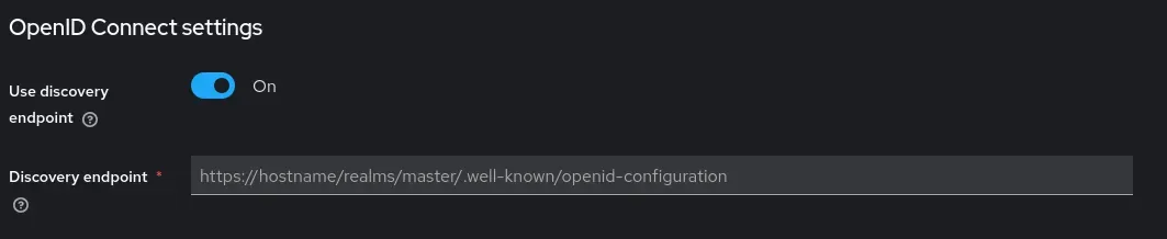 Setup discover endpoint