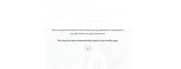 Unexpected error