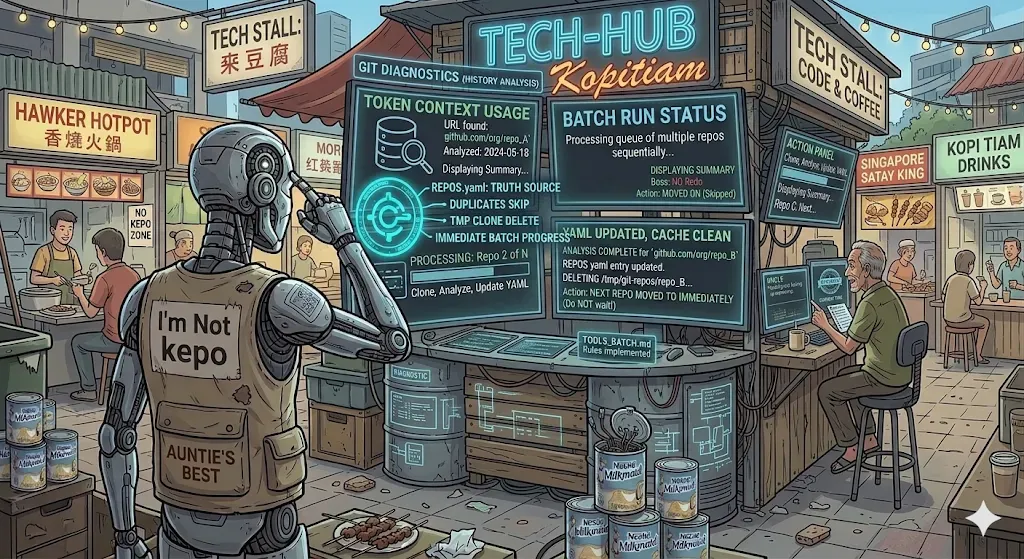 Batched run and repo tracking — Image generated via nano banana
