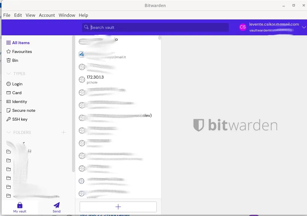Successfully connected our bitwarden client to our backend