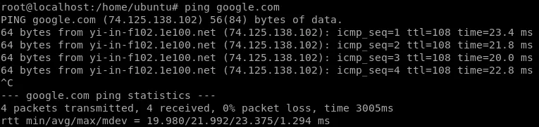 Bluefield is now connected to the Internet